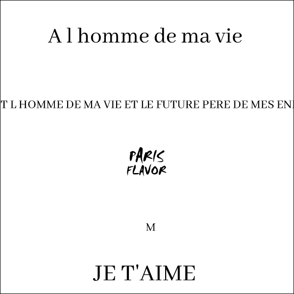 Set regalo di braccialetti "All'uomo della mia vita"