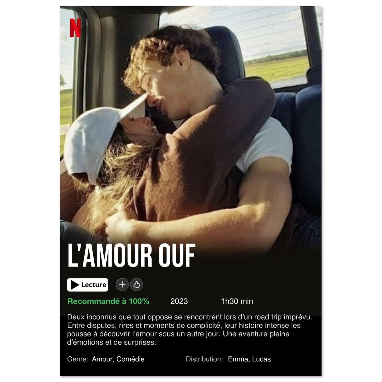 Poster Netflix personalizzato