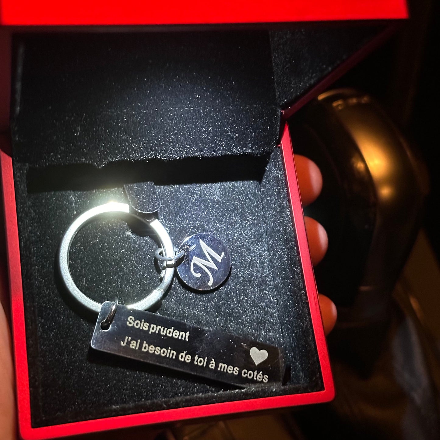 Portachiavi "Stai attento"