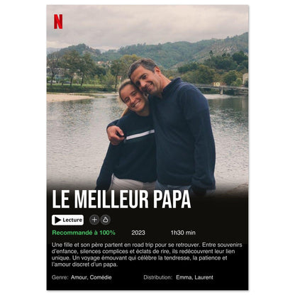 Poster Netflix personalizzato (edizione festa del papà)