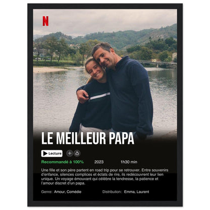 Poster Netflix personalizzato (edizione festa del papà)