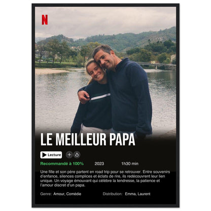 Poster Netflix personalizzato (edizione festa del papà)