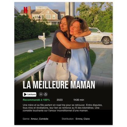 Poster Netflix personalizzato (edizione mamma)