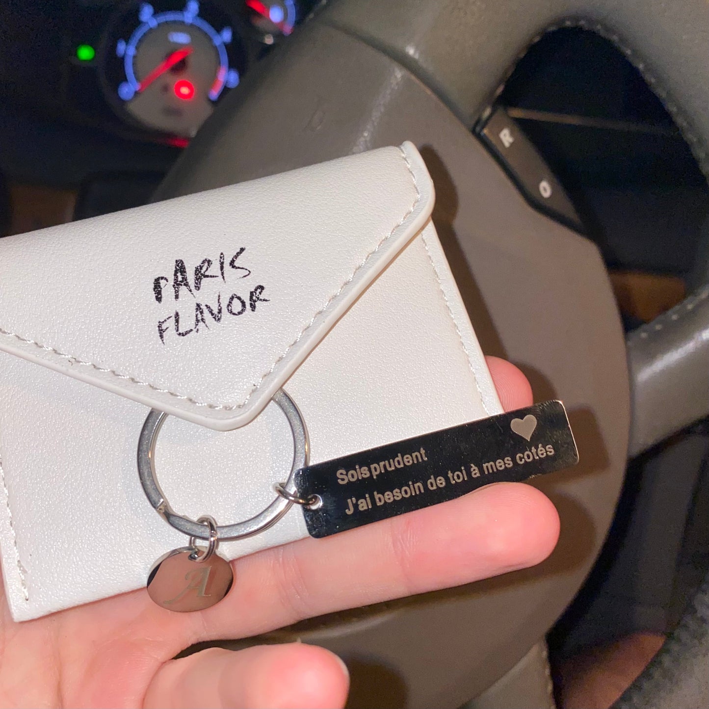 Portachiavi "Stai attento"