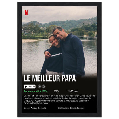 Poster Netflix personalizzato (edizione festa del papà)