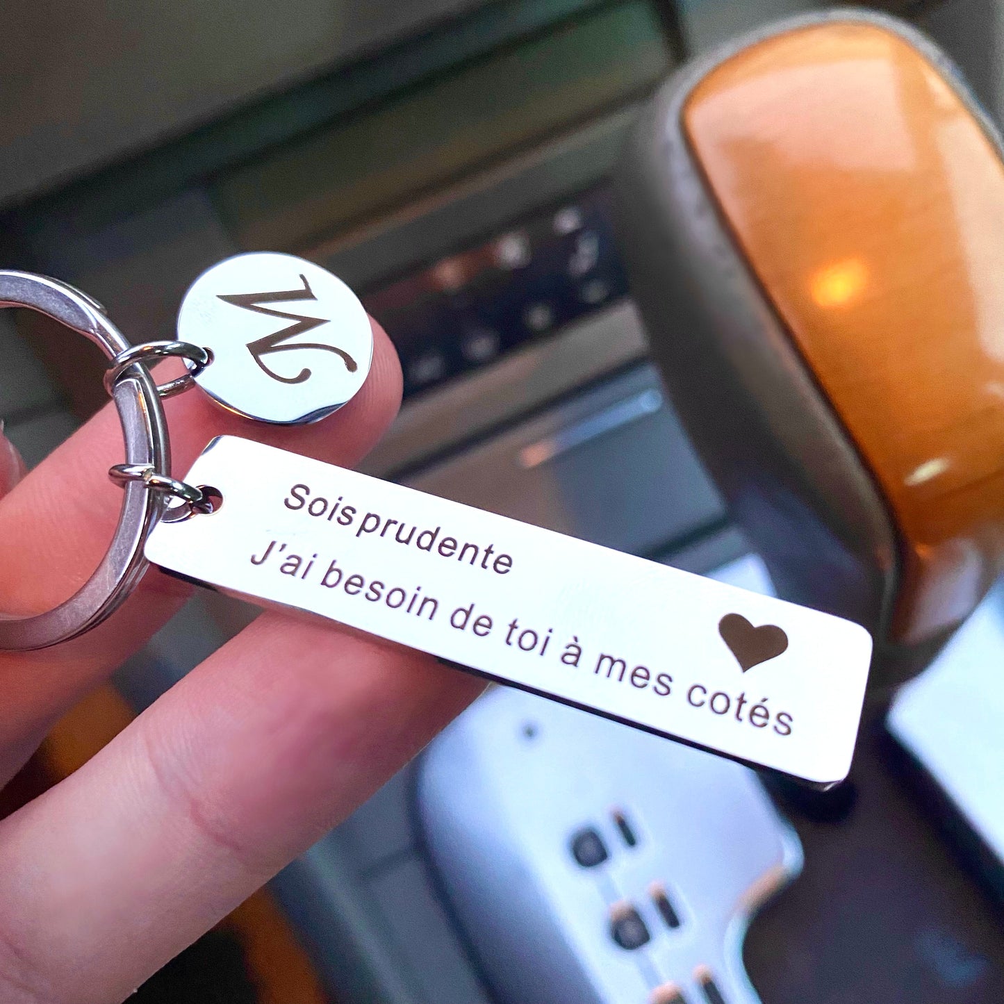 Portachiavi "Stai attento"