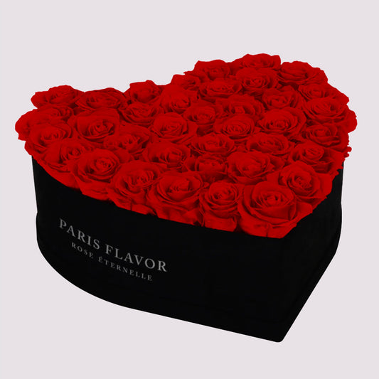 Rose eterne con un grande cuore